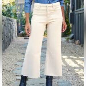 Frank & Eileen Women’s Neutral Cream Galway Stretch Denim Jeans 27 Pants Ankle